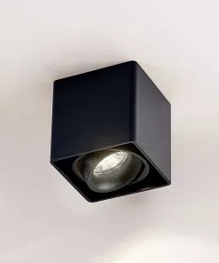 Arcchio Kubika -alasvalo, 1-lamp., Musta -Lampan kauppa arcchio kubika alasvalo 1 lamp musta 4