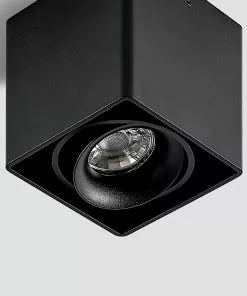 Arcchio Kubika -alasvalo, 1-lamp., Musta -Lampan kauppa arcchio kubika alasvalo 1 lamp musta 6