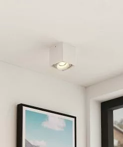 Arcchio Kubika -alasvalo, 1-lamp., Valkoinen