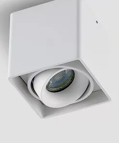 Arcchio Kubika -alasvalo, 1-lamp., Valkoinen -Lampan kauppa arcchio kubika alasvalo 1 lamp valkoinen 6