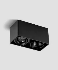 Arcchio Kubika -alasvalo, 2-lamp., Musta -Lampan kauppa arcchio kubika alasvalo 2 lamp musta 3