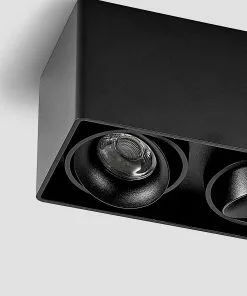 Arcchio Kubika -alasvalo, 2-lamp., Musta -Lampan kauppa arcchio kubika alasvalo 2 lamp musta 6