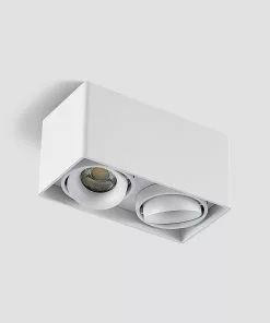 Arcchio Kubika -alasvalo, 2-lamp., Valkoinen -Lampan kauppa arcchio kubika alasvalo 2 lamp valkoinen 4