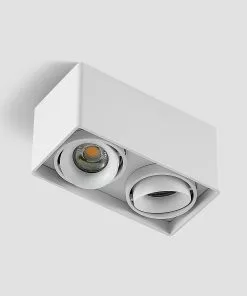 Arcchio Kubika -alasvalo, 2-lamp., Valkoinen -Lampan kauppa arcchio kubika alasvalo 2 lamp valkoinen 5