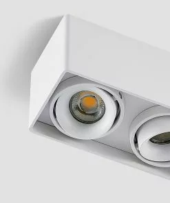 Arcchio Kubika -alasvalo, 2-lamp., Valkoinen -Lampan kauppa arcchio kubika alasvalo 2 lamp valkoinen 6