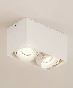 Arcchio Kubika -alasvalo, 2-lamp., Valkoinen -Lampan kauppa arcchio kubika alasvalo 2 lamp valkoinen 8