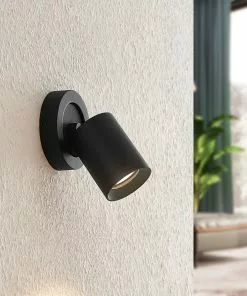 Arcchio Leevya -kattovalaisin 1-lamp. Pyöreä Musta