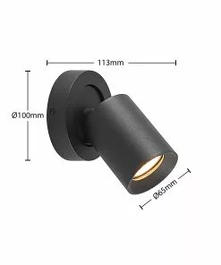 Arcchio Leevya -kattovalaisin 1-lamp. Pyöreä Musta 5 Arcchio Leevya -kattovalaisin 1-lamp. Pyöreä Musta -Lampan kauppa arcchio leevya kattovalaisin 1 lamp pyoereae musta 5