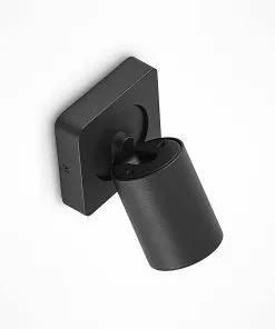 Arcchio Leevya-kattovalo 1-lamp. Kulmikas Musta -Lampan kauppa arcchio leevya kattovalo 1 lamp kulmikas musta 6