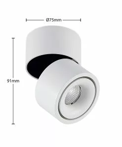 Arcchio Rotari -LED-kattokohdevalo, 1-lamp. 6,1W -Lampan kauppa arcchio rotari led kattokohdevalo 1 lamp 6 1w 5