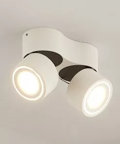 Arcchio Rotari -LED-kattokohdevalo, 2-lamp. 1W -Lampan kauppa arcchio rotari led kattokohdevalo 2 lamp 1w 8