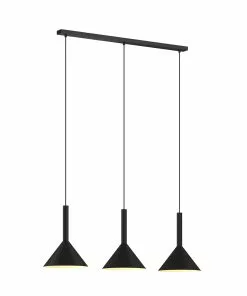 Arcchio Tadej -riippuvalo 3-lamp., Musta-valk. -Lampan kauppa arcchio tadej riippuvalo 3 lamp musta valk 4