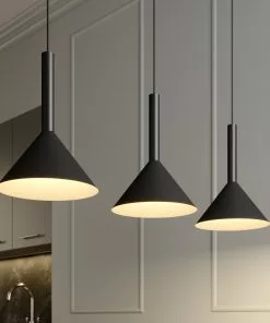 Arcchio Tadej -riippuvalo 3-lamp., Musta-valk. -Lampan kauppa arcchio tadej riippuvalo 3 lamp musta valk 8