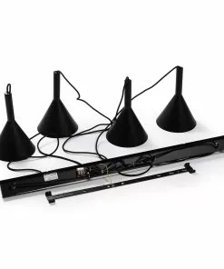 Arcchio Tadej -riippuvalo 4-lamp., Musta-kulta -Lampan kauppa arcchio tadej riippuvalo 4 lamp musta kulta 6