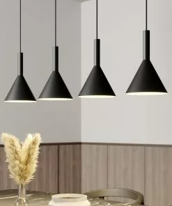 Arcchio Tadej -riippuvalo 4-lamp., Musta-valk. -Lampan kauppa arcchio tadej riippuvalo 4 lamp musta valk 8