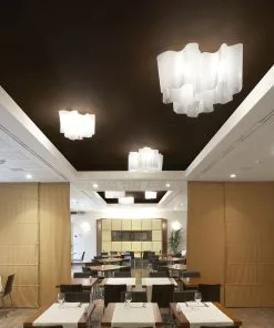 Artemide Logico Kattovalaisin 3-lamp. 120° 45x45cm