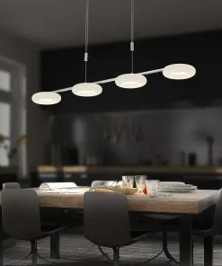 BANKAMP Centa Riippuvalaisin 4-lamp. Nikkeli