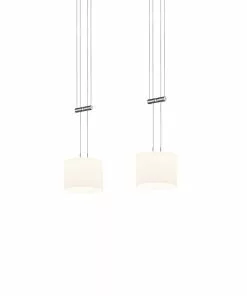 BANKAMP Grazia Riippuvalaisin ZigBee 2-lamp Nikk.