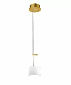 BANKAMP Grazia Riippuvalo 1-lamp 16cm Messinki