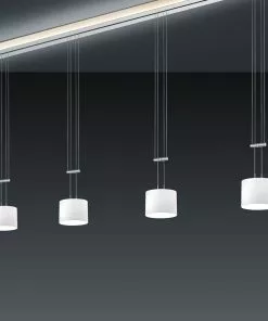 BANKAMP Strada Gracia -riippuvalo, 4-lamp., 185 Cm