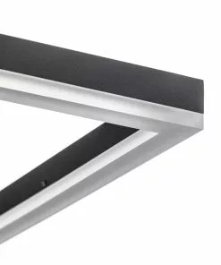 Fabas Luce Bard-LED-kattovalo, 45x45 Cm 2-lamp., Antrasiitti -Lampan kauppa bard led kattovalo 45x45 cm 2 lamp antrasiitti 4