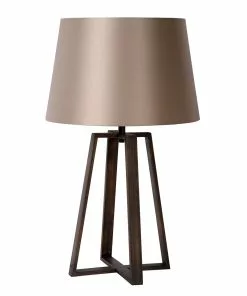 Lucide Coffee Lamp -pöytävalaisin, Ruskea Varjostin