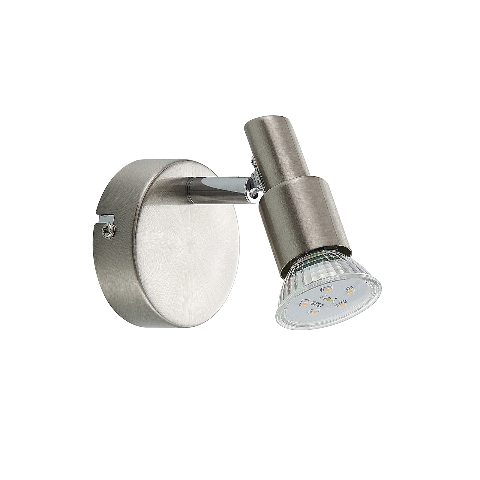 ELC Farida -LED-kohdevalo, nikkeli, 1-lamp. ELC Farida -LED-kohdevalo, Nikkeli, 1-lamp. -Lampan kauppa elc farida led kohdevalo nikkeli 1 lamp 10