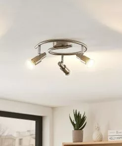 ELC Farida -LED-kohdevalo, Nikkeli, 3-lamp.