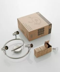 ELC Farida -LED-kohdevalo, Nikkeli, 3-lamp. -Lampan kauppa elc farida led kohdevalo nikkeli 3 lamp 7