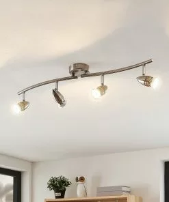 ELC Farida -LED-kohdevalo, Nikkeli, 4-lamp.