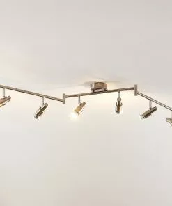 ELC Farida -LED-kohdevalo, Nikkeli, 6-lamp. -Lampan kauppa elc farida led kohdevalo nikkeli 6 lamp 8