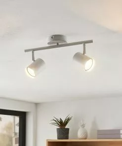 ELC Tomoki -LED-kohdevalo, Valkoinen, 2-lamp.