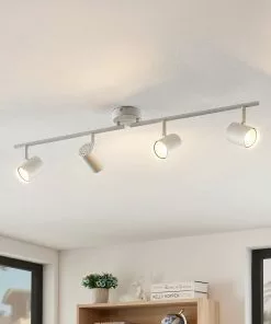 ELC Tomoki -LED-kohdevalo, Valkoinen, 4-lamp.