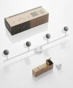 ELC Tomoki -LED-kohdevalo, Valkoinen, 4-lamp. 7 ELC Tomoki -LED-kohdevalo, Valkoinen, 4-lamp. -Lampan kauppa elc tomoki led kohdevalo valkoinen 4 lamp 7