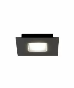 Fabbian Quarter -LED-kattovalaisin 1-lamp. Musta