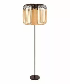 Forestier Bamboo Light -lattiavalo 1-lamp. Musta