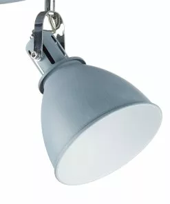 Globo Harmaa Kattospotti Jonas 3-lamp. Spiraalimuoto -Lampan kauppa harmaa kattospotti jonas 3 lamp spiraalimuoto 2