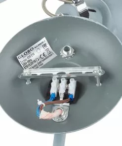 Globo Harmaa Kattospotti Jonas 3-lamp. Spiraalimuoto -Lampan kauppa harmaa kattospotti jonas 3 lamp spiraalimuoto 6