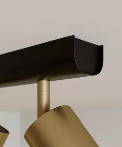 Nowodvorski Lighting Kattokohdevalo Eye Spot 6-lamp. Musta/messinki 2 Nowodvorski Lighting Kattokohdevalo Eye Spot 6-lamp. Musta/messinki -Lampan kauppa kattokohdevalo eye spot 6 lamp musta messinki 2