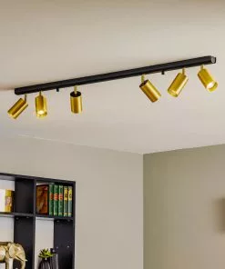 Nowodvorski Lighting Kattokohdevalo Eye Spot 6-lamp. Musta/messinki 8 Nowodvorski Lighting Kattokohdevalo Eye Spot 6-lamp. Musta/messinki -Lampan kauppa kattokohdevalo eye spot 6 lamp musta messinki 8