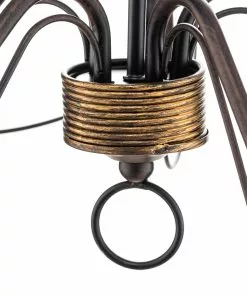 Euluna Kattokruunu Fiamma Marrone 5-lamp., Ei Varjostimia -Lampan kauppa kattokruunu fiamma marrone 5 lamp ei varjostimia 5