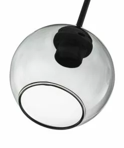 Euluna Kattovalaisin Fairy, 1-lamp., Harmaa-kirkas/musta -Lampan kauppa kattovalaisin fairy 1 lamp harmaa kirkas musta 2