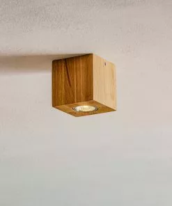 Euluna Kattovalaisin Wooddream 1-lamp. Tammi Kulmikas