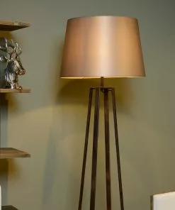 Lucide Lattiavalaisin Coffee Lamp Kangasvarjostimella -Lampan kauppa lattiavalaisin coffee lamp kangasvarjostimella 4