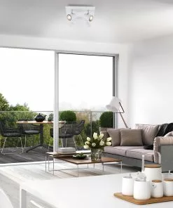 Briloner LED-kattovalo 2861-046 Kääntyvä, 4-lamp. Valkoinen