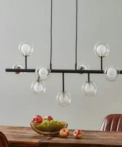 Schuller Valencia LED-riippuvalaisin Altais 9-lamp. Ei Himmennettävä