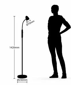 Lindby Heyko -LED-lattiavalo, Himmennys, 1-lamp. -Lampan kauppa lindby heyko led lattiavalo himmennys 1 lamp 5