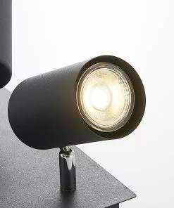 Lindby Joffrey -kattovalaisin, 4-lamp., Musta -Lampan kauppa lindby joffrey kattovalaisin 4 lamp musta 4