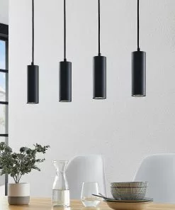 Lindby Joffrey -riippuvalaisin, 4-lamp., Musta -Lampan kauppa lindby joffrey riippuvalaisin 4 lamp musta 3