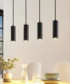 Lindby Joffrey -riippuvalaisin, 4-lamp., Musta -Lampan kauppa lindby joffrey riippuvalaisin 4 lamp musta 8